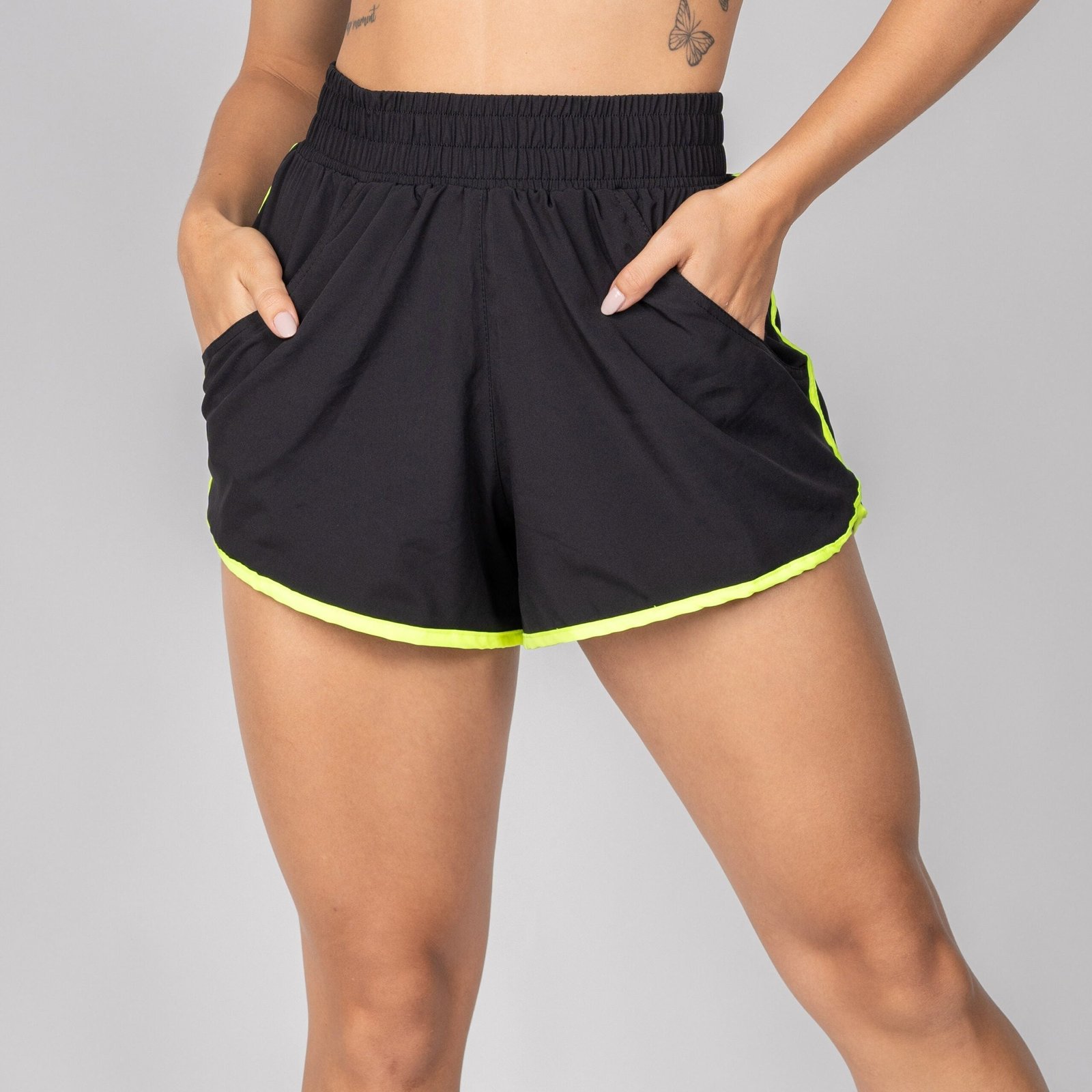 Short Tactel Run Preto - Imagem 3