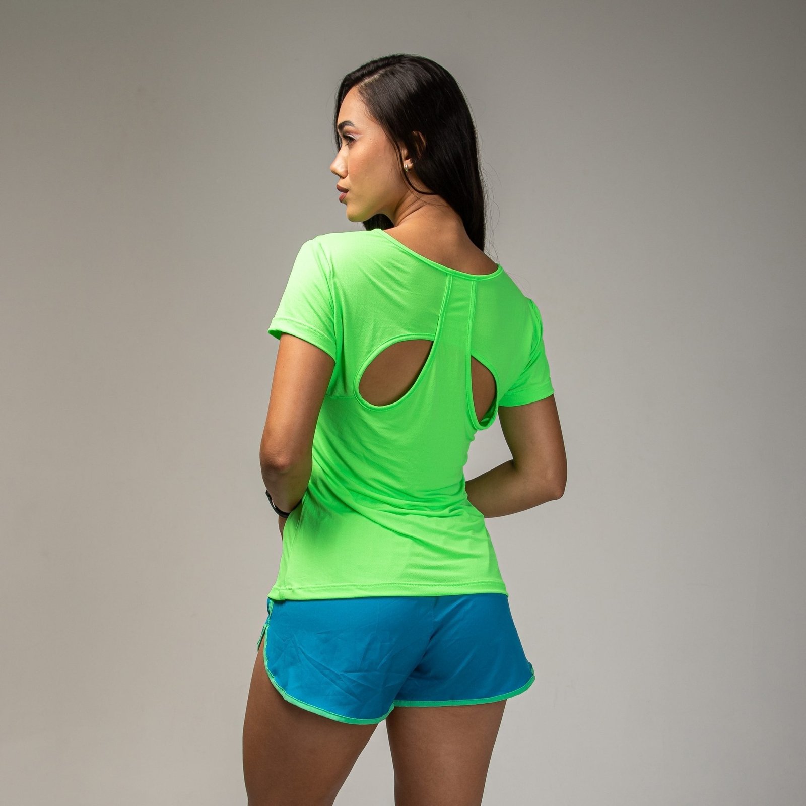 Camisa Run Manga Curta Verde - Imagem 3