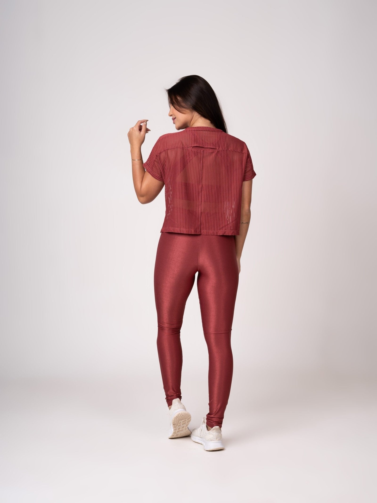 Blusa Cropped Telinha Comfy Telha - Imagem 2